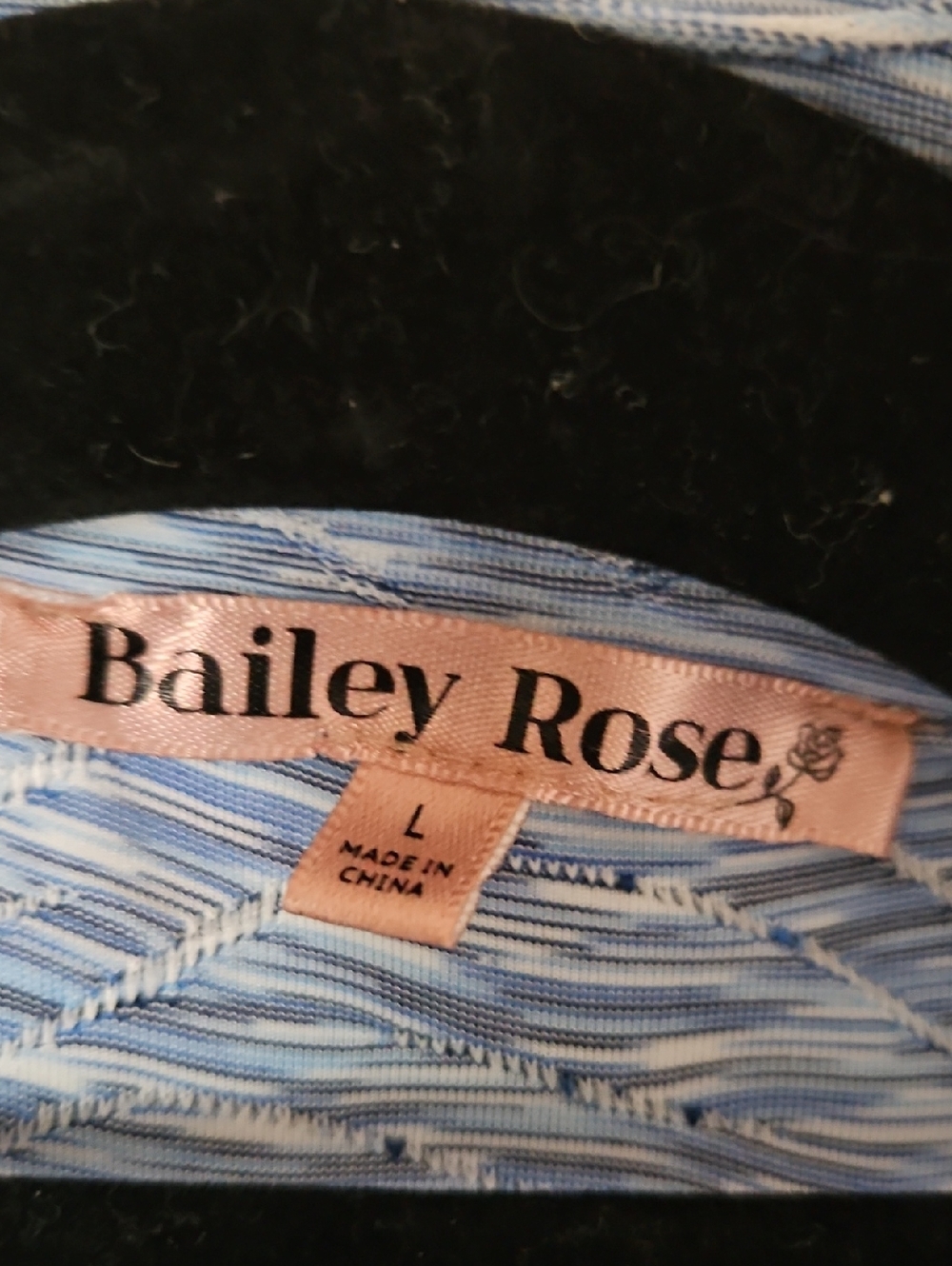 Bailey Rose🌹 Light Blue  Romper L - Picture 3 of 5